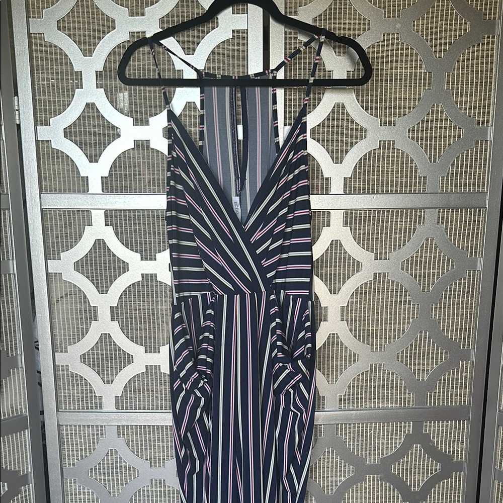 BCBGeneration Striped Sleeveless Dress